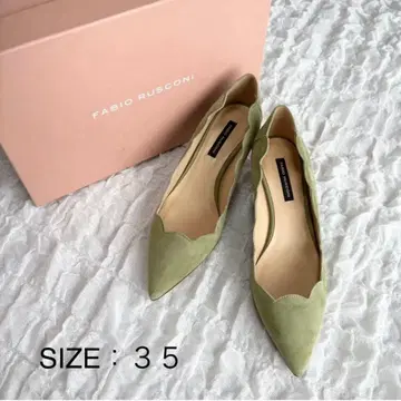 [미사용품] 파비오 스코니 펌프스 스틸레토 라운드 컷