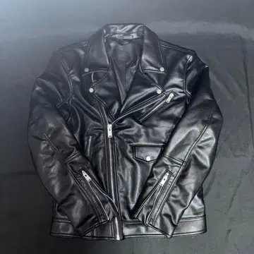 ZARA 자라 가죽 라이더스 더블 가죽 재킷 인조 가죽