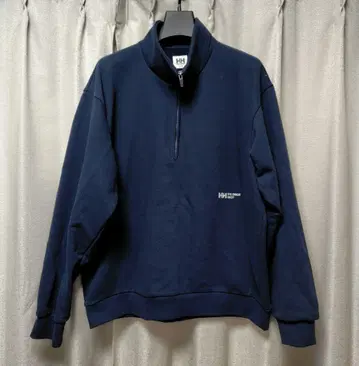 HH 키 컨셉 맨투맨 하프 지퍼 네이비 XL 헬리한센