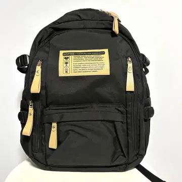 택 포함 새상품 HOMIEE 다기능 나일론 백팩 블랙