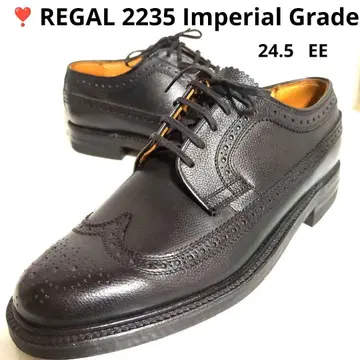 REGAL 2235 Imperial Grade 블랙 가죽 윙팁
