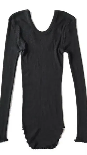 hakuji 리브 울 니트 티셔츠