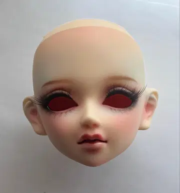 슈퍼돌피 군 헤드 유상 교환 완료 메이크업 커스텀 제작