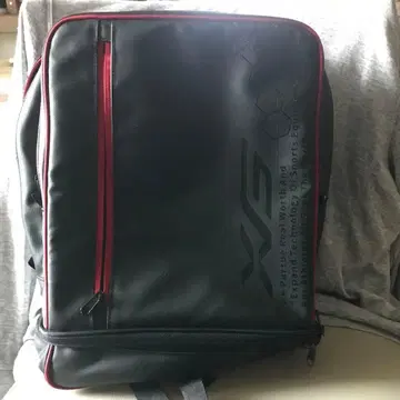 블랙/빨간색 럭색/백팩