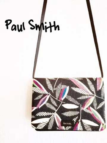 D222175 Paul Smith 리프 무늬 숄더백