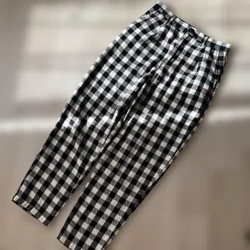 MARY QUANT 마리콴트 깅엄 체크 앵클 팬츠 M