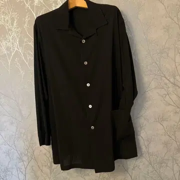 y's for men 블랙 긴팔 버튼 셔츠