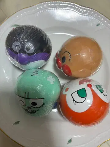 커다란 호빵맨 마스코트 프랑켄로보군 4개 세트