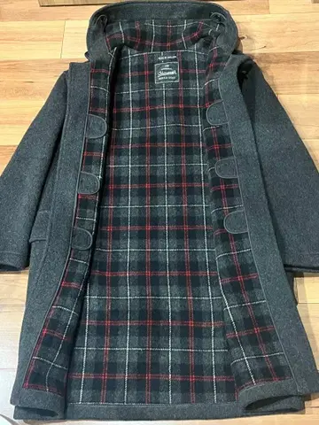 [하자품] 영국제 글로버올 울 더플 코트 여분 버튼 포함