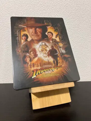 [미개봉 새상품] 인디아나 존스 크리스탈 해골의 왕국 스틸북