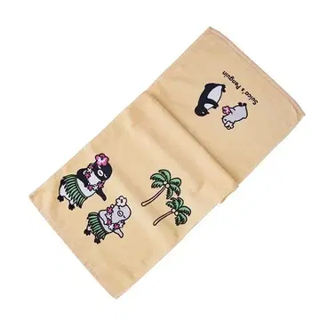 [미사용품] Suica 펭귄 페이스타월 플라멩코 댄스