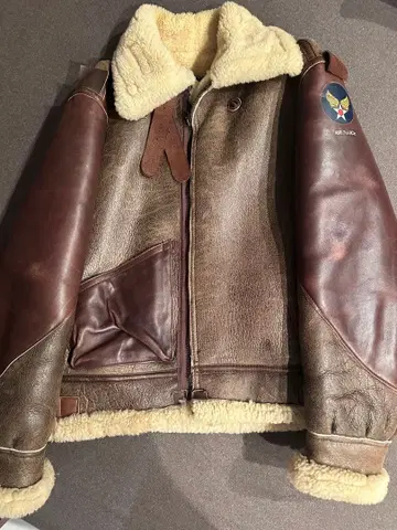 밴슨 B-3 무스탕 플라이트 자켓