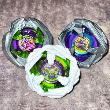 미사용 베이블레이드X 사무라이 스틸 세이버 칼리버 덱 세트