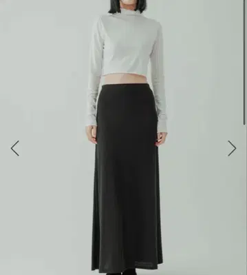 [ yo BIOTOP ] Rayon Jersey right skirt