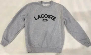 [ LACOSTE 라코스테 ] 그레이 크루넥 맨투맨 S 사이즈