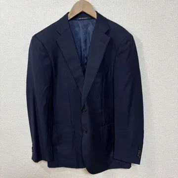 유나이티드 애로우 네이비 테일러드 자켓 카노니코 원단 [ 46 ]