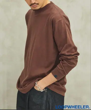 LOOPWHEELER for LOWERCASE 츠리텐지쿠 롱 슬리브