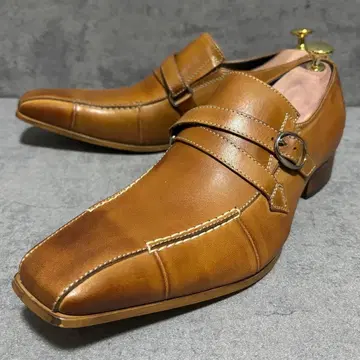 새상품 캐서린 햄넷 런던 드레스 슈즈 카멜 벨트 2229