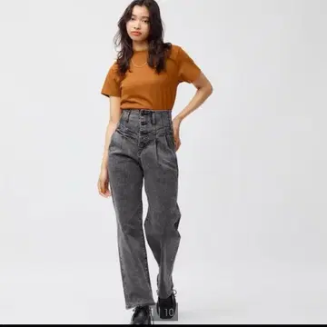 [ GU ] 코르셋 청바지+E