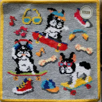 나리 스케이트 보더 손수건