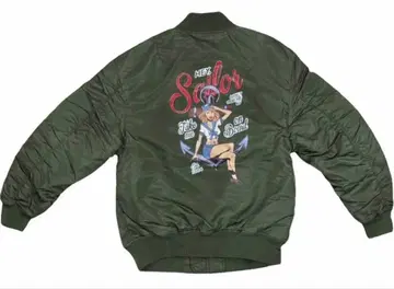 새상품 MA-1 자켓 (충전솜) 올리브