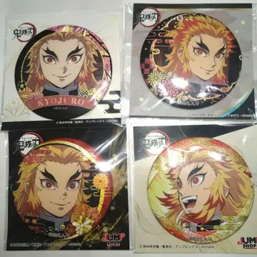 귀멸의 칼날 글리터 캔뱃지 렌고쿠 쿄쥬로