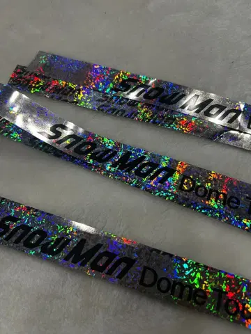 Snow Man 도쿄돔 라이브 은색 테이프 3개