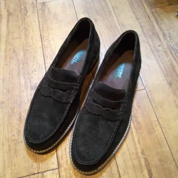 새상품급 호킨스 스웨이드 로퍼 블랙 US8 26cm