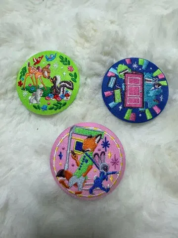 디즈니 자수 캔뱃지