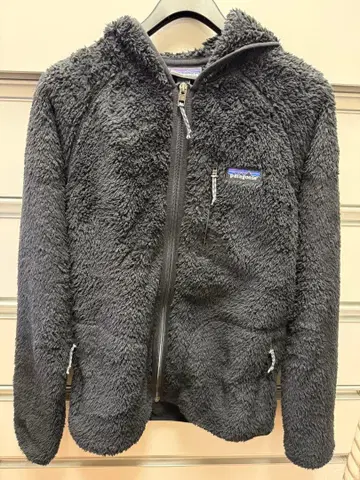 patagonia 플리스 자켓 블랙 후드 부착