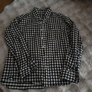 SHIPS 남성용 체크 긴팔 셔츠 M 새상품급