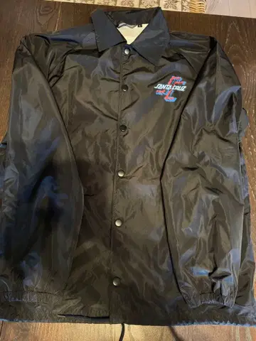 산타크루즈 블랙 나일론 자켓 L