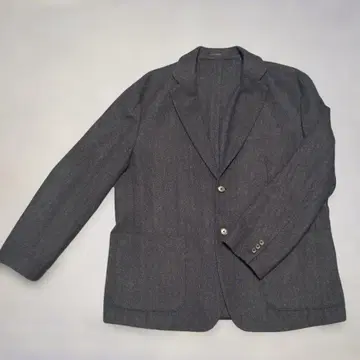 다크 그레이 테일러드 자켓 울 혼방