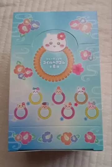 치이카와(먼작귀) 시사 기념품 가게 트레이딩 코일 머리끈 시사 8종