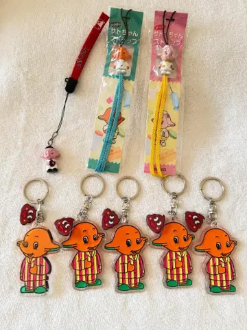 사토짱 굿즈 그로브를 든 사토짱 키링 스트랩 1