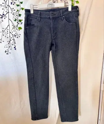 새상품급 EDWIN 에드윈 웜 팬츠 저지 스키니 데님 안감 플리스