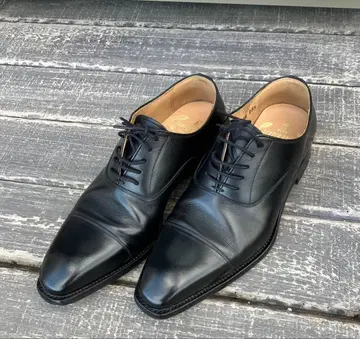 스코치 그레인 블랙 드레스 슈즈 23.5cm