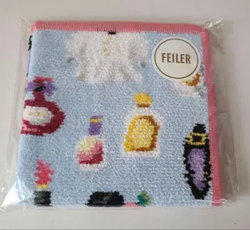 페이러 하네다 공항 한정판 타월 손수건 페일 블루