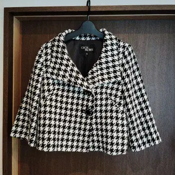 CECIL McBEE 하운드 투스 패턴 테일러드 자켓 S 사이즈