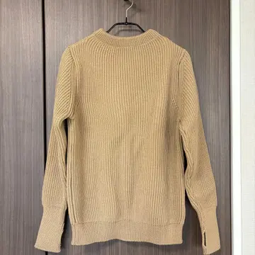 ANDERSEN-ANDERSEN 베이지 리브 편직 스웨터