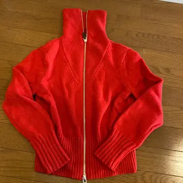 MACPHEE 울 100% 지퍼 스웨터 S