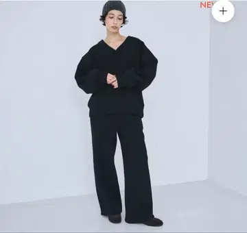 시루무린 메쉬 Sweat 스트레이트 팬츠