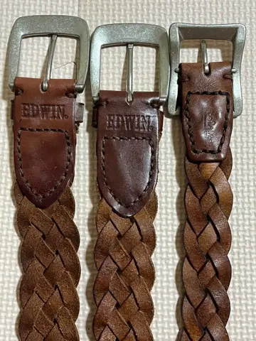 3개 세트 EDWIN 웨빙 벨트