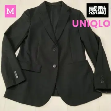 유니클로 감동 자켓 블랙 M