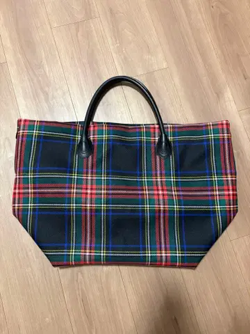 AVACATION 체크 토트백