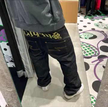 Supplier 다크 데님 팬츠 스트레이트 레그