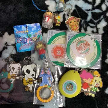 동물의 숲 키링 세트