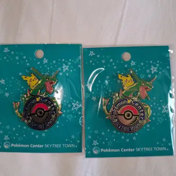 포켓몬 센터 스카이트리 한정판 로고 핀즈 핀 배지 미개봉