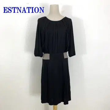 ESTNATION 에스트네이션 원피스 블랙 F C1009
