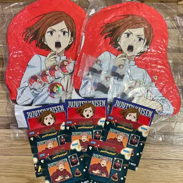 주술회전 럭키 쿠지 쿠기사키 노바라 쿠션 캔뱃지 아크릴 스탠드